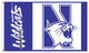 Northwestern, 3'x5' NCAA Polyester Flag