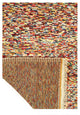 Multi Color Fine Hand Knotted Moroccan Rug 4'4"x5'11"