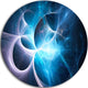 Colorful Star Nebula Distant Stardust Space Wind, Round Metal Art, 23"