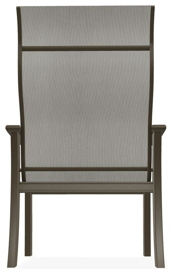 St. Catherine Sling Outdoor Armchair, Augustine Oyster/Beachwood