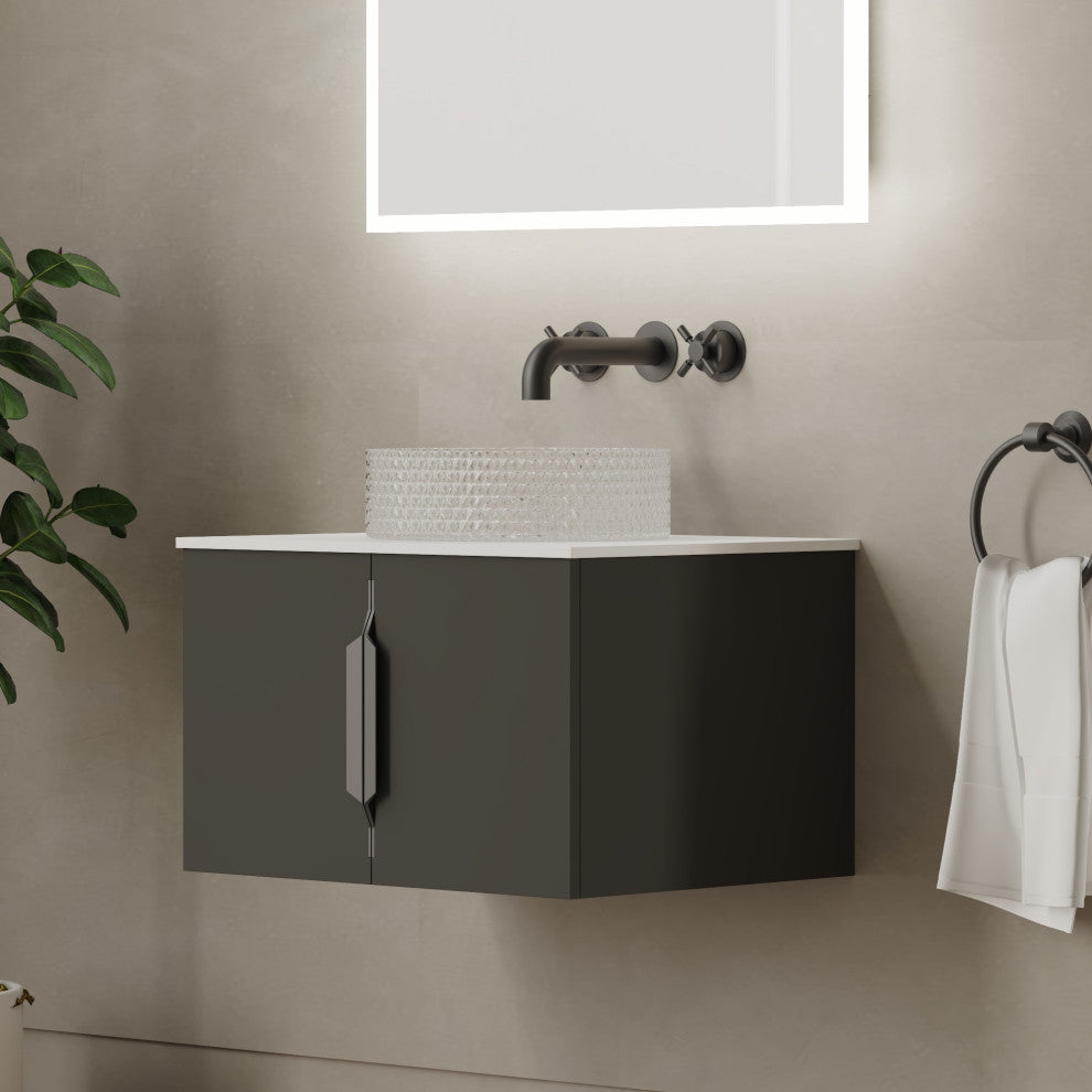 Morden Minimalist Thinner Vanity Countertop, 30"