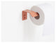 Slim Toilet Paper Holder, Matte Salmon