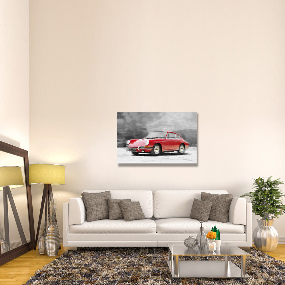 "1964 Porsche 911 Watercolor" Fine Art Print