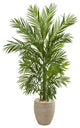 Nearly Natural 5' Areca Palm Artificial Tree in Sand Colored Planter