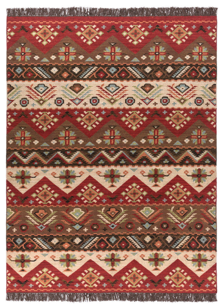 Surya Jewel Tone JT-8 Bohemian Area Rug, Khaki, 8' x 11' Rectangle