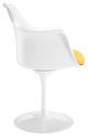 Modern Contemporary Kitchen Dining Armchair Yellow