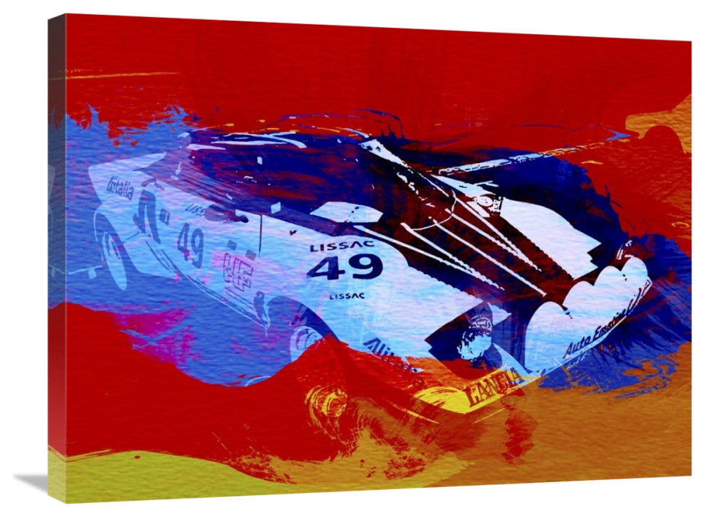 "Lancia Stratos Watercolor 2" Fine Art Print