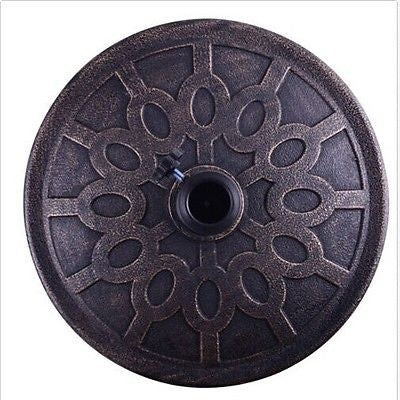 Costway 17.5'' Umbrella Base Stand Market Patio Standing Living Heavy Duty
