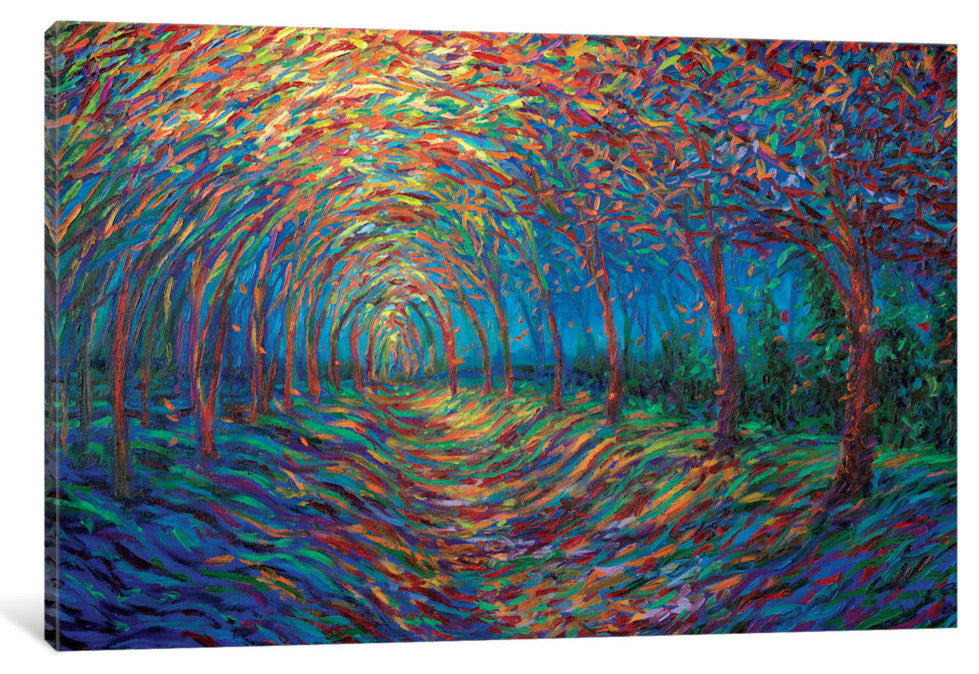 "House Of Moon And Trees Gallery" by Iris Scott, 40"x26"x1.5"