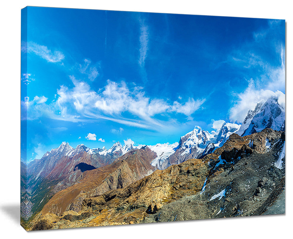 "Alps Mountains in Switzerland" Landscape Wall Art, 40"x30"
