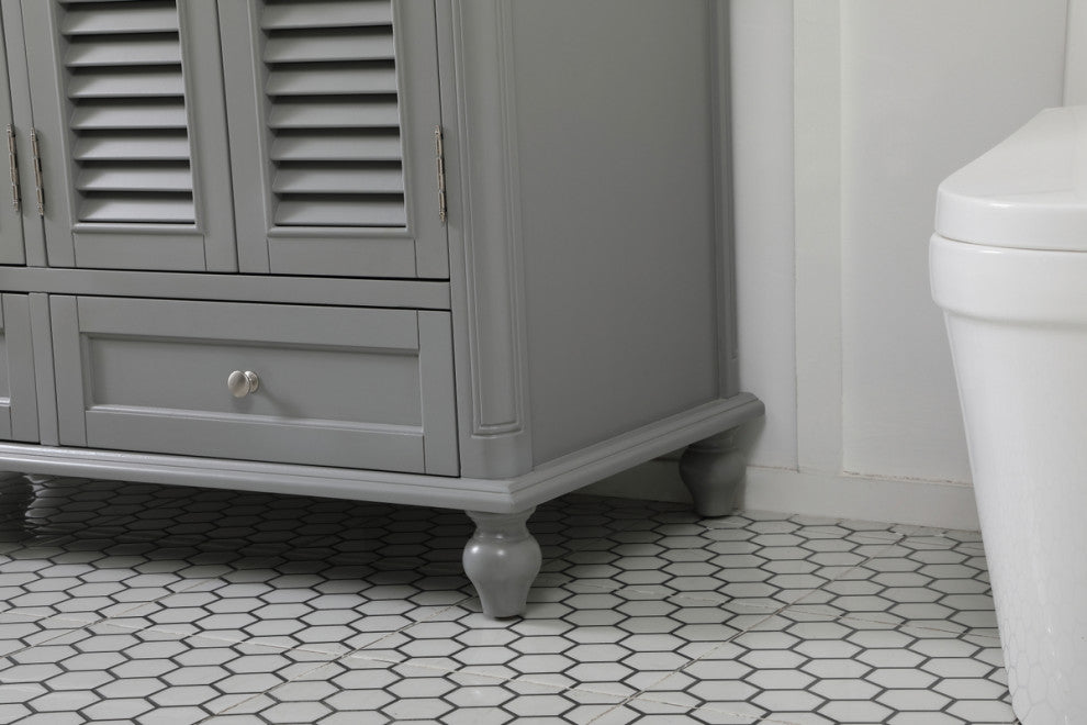 Home Living 48" Single Bathroom Vanity, Gray