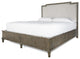 Playlist Upholstered Headboard King Panel Bed