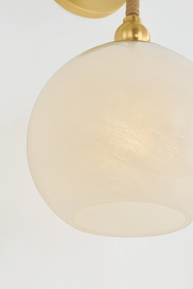 Mandy Cheng x Mitzi Abbie Wall Sconce Aged Brass