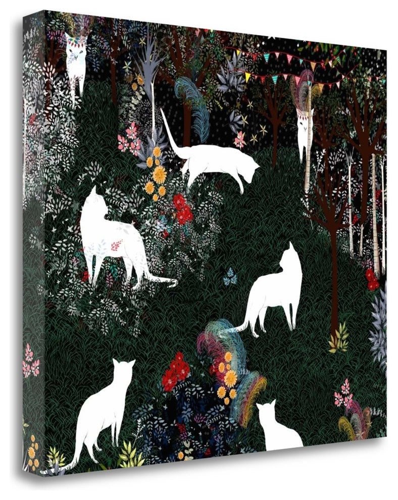 "Cat Heaven" By Art & Ghosts, Giclee Print on Gallery Wrap Canvas, Ready to Hang