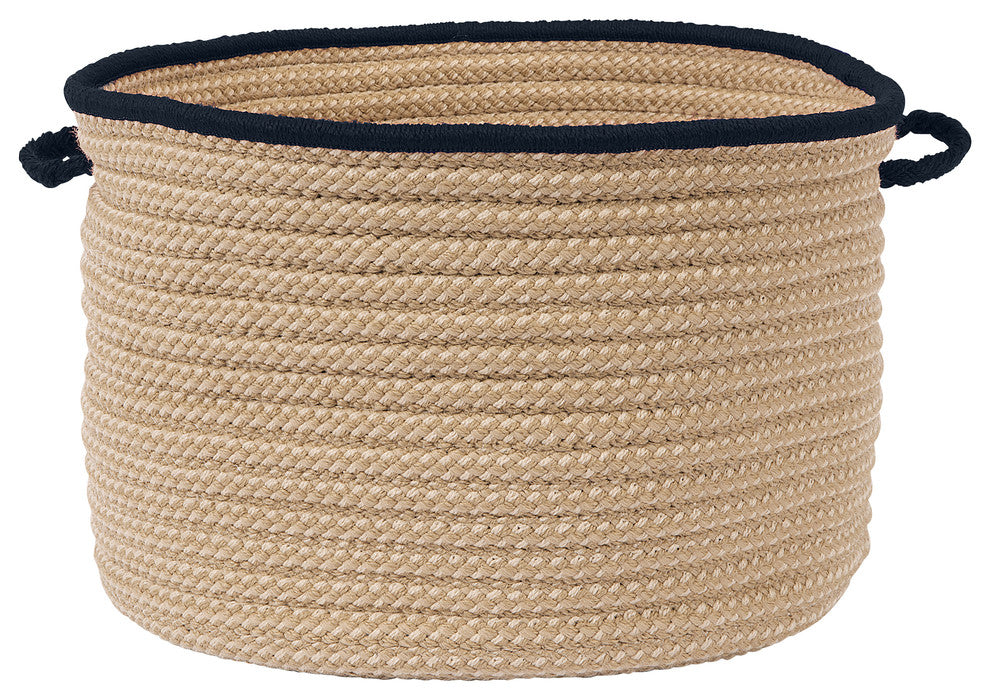 Boat House, Navy Utility Basket, 14"X10"