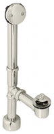All Exposed Pull & Bath Drain, 14" Make-Up, 17 Ga. Tubing, Polished Nickel