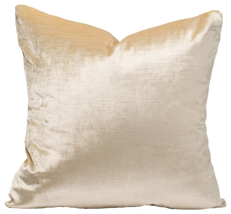 Cream Accent Pillow, 21"x21"