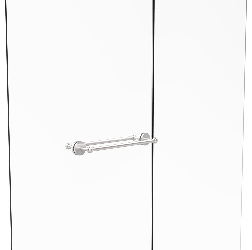 Prestige Skyline 18" Back to Back Shower Door Towel Bar, Satin Chrome