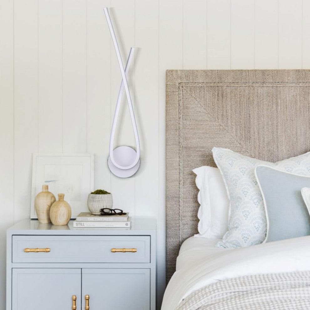 Modern White LED Wall Sconce Lighting