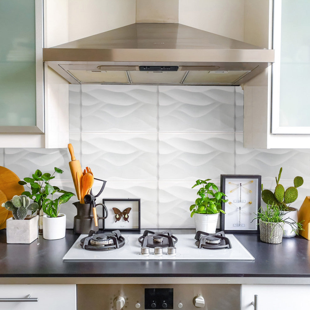 More Natur Matte White Ceramic Wall Tile