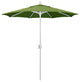 7.5' Aluminum Umbrella Push Tilt, Sunbrella, Spectrum Cilantro