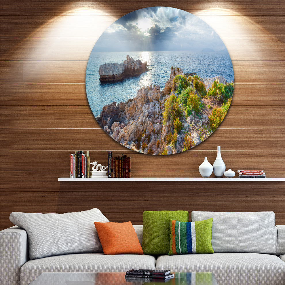 Piscina Di Venere Reserve, Landscape Photo Disc Metal Wall Art, 11"