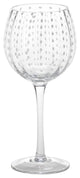 White Dots Wine Glasses, Set of 6, White