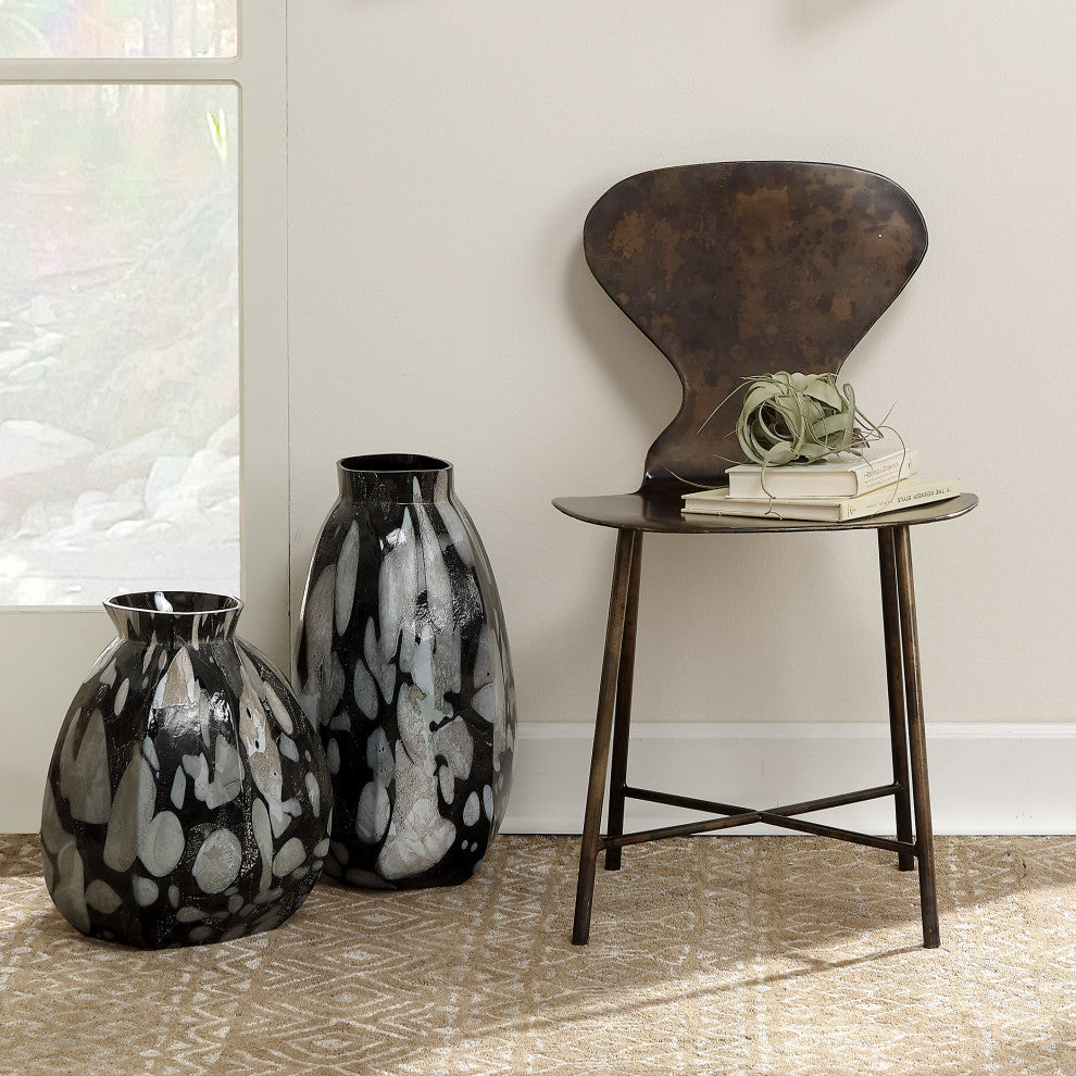 McCallan Metal Chair, Acid Washed Metal