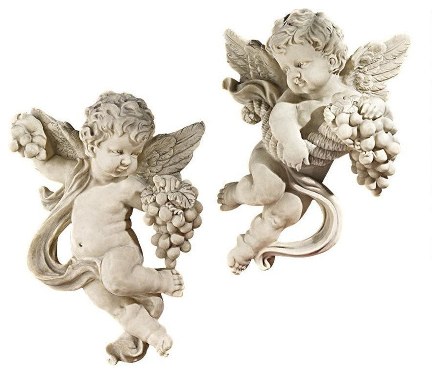 Cherub Harvest Plaques