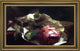 John La Farge Still Life with Rose  Framed Premium Canvas Print, 18"x27"