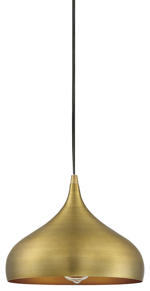 1-Light Mini Pendant, Brass