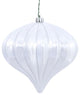 5.7" Silver Shiny Onion Uv Drilled 3/Bag