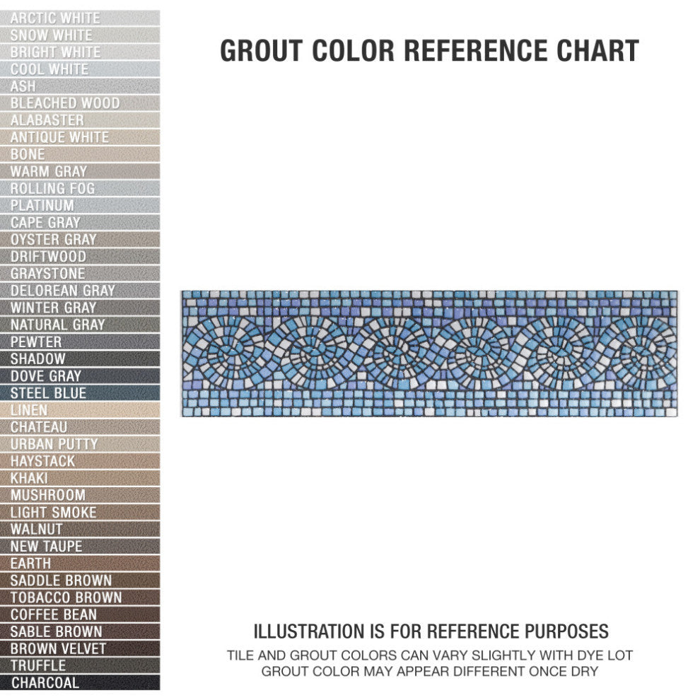 Captain Riptide Glacier Blue Ceramic Wall Trim