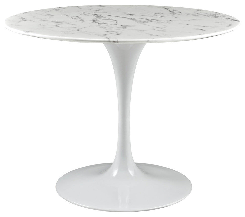 Modern Contemporary Kitchen 40" Dining Table White