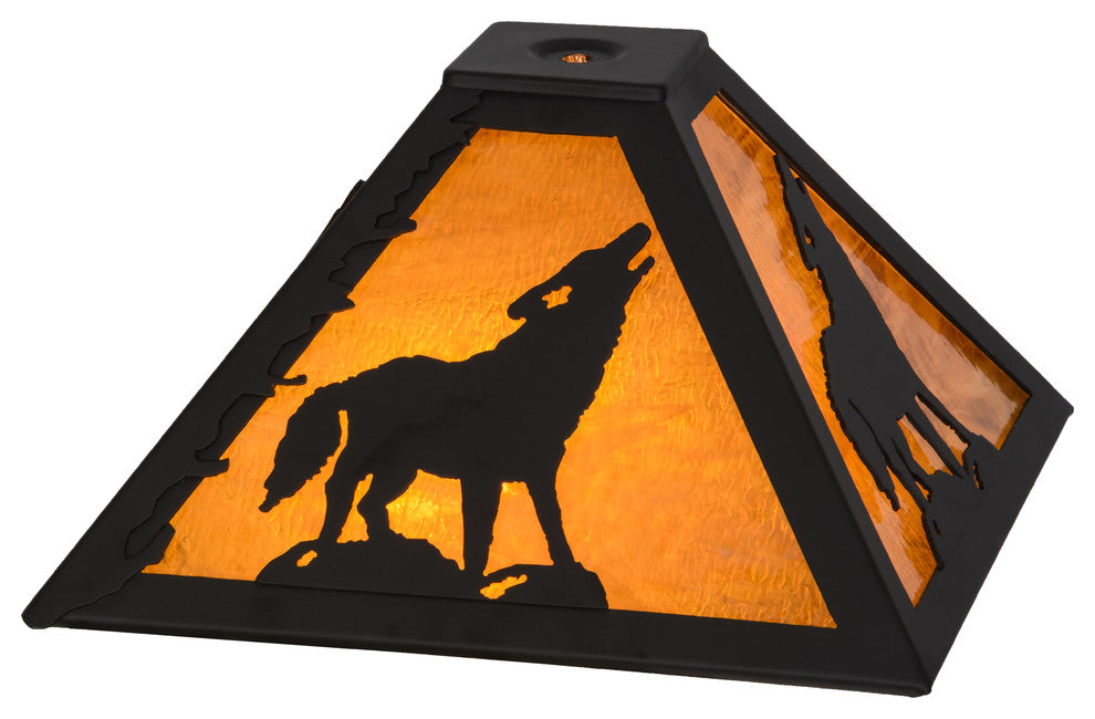11.5Sq Howling Wolf Shade