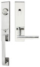 Copenhagen Lever, Tubular Entry Handleset, Right Hand, Polished Stainless Steel