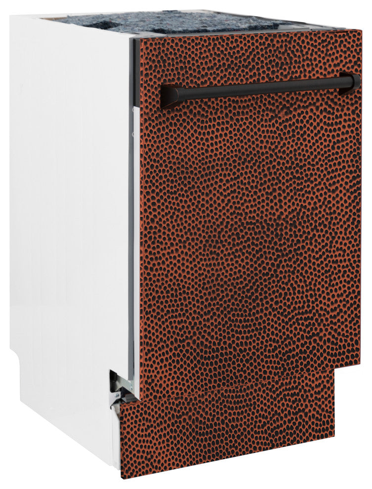 ZLINE 18" Tall Tub Dishwasher, Copper With Stainless Steel Tub DWV-HH-18