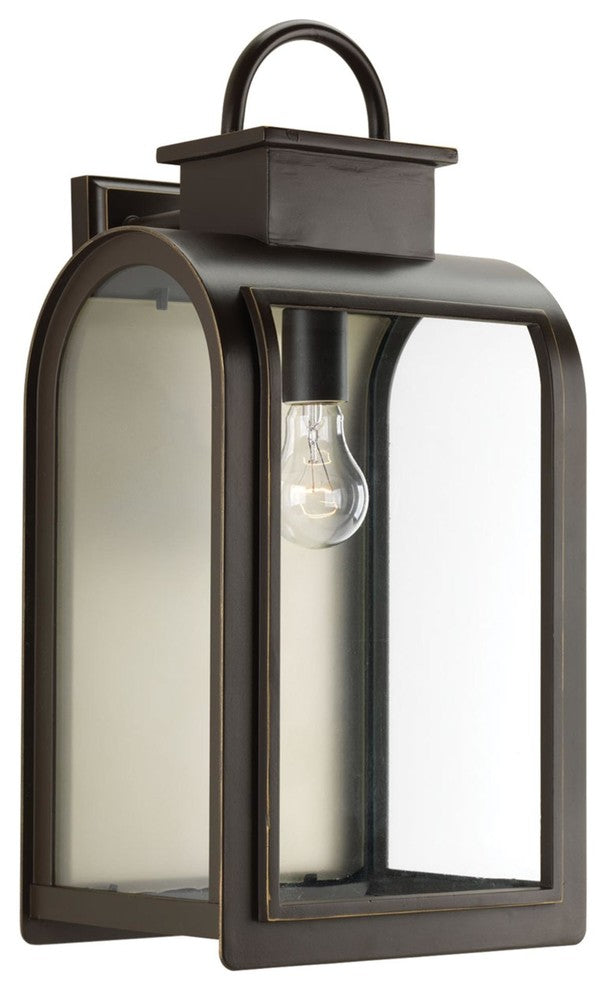 1-Light Large Wall Lantern, Oil Rubbed Bronze Finish