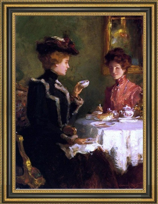 Walter GranvilleSmith Cup of Tea Framed Premium Canvas Print, 18"x24"
