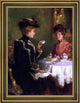 Walter GranvilleSmith Cup of Tea Framed Premium Canvas Print, 18"x24"