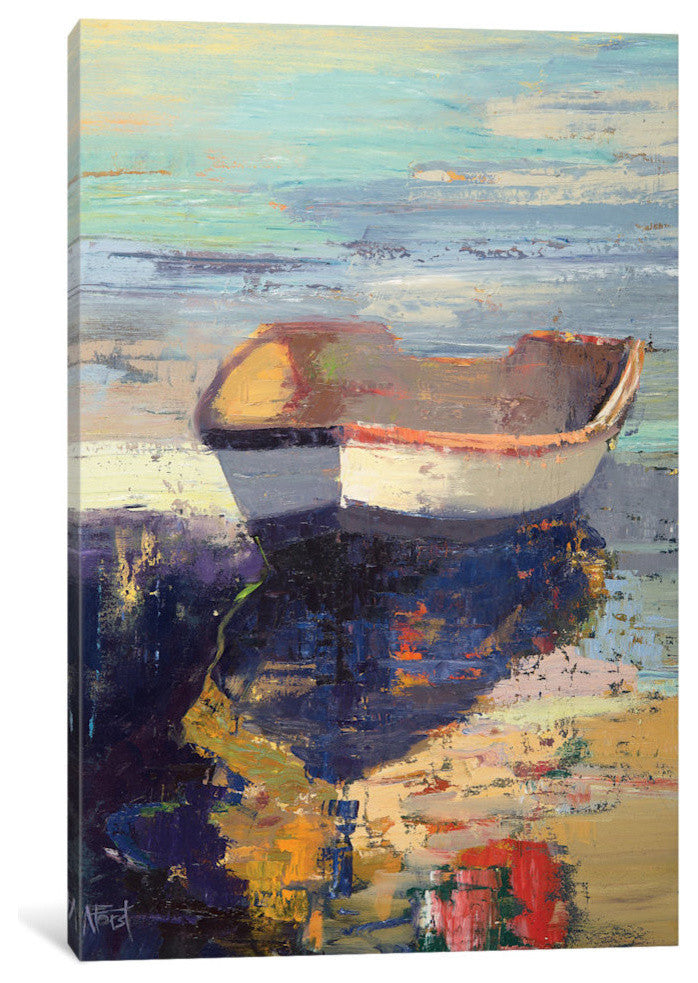 "Blueglow" by Beth A. Forst, 40x26x1.5