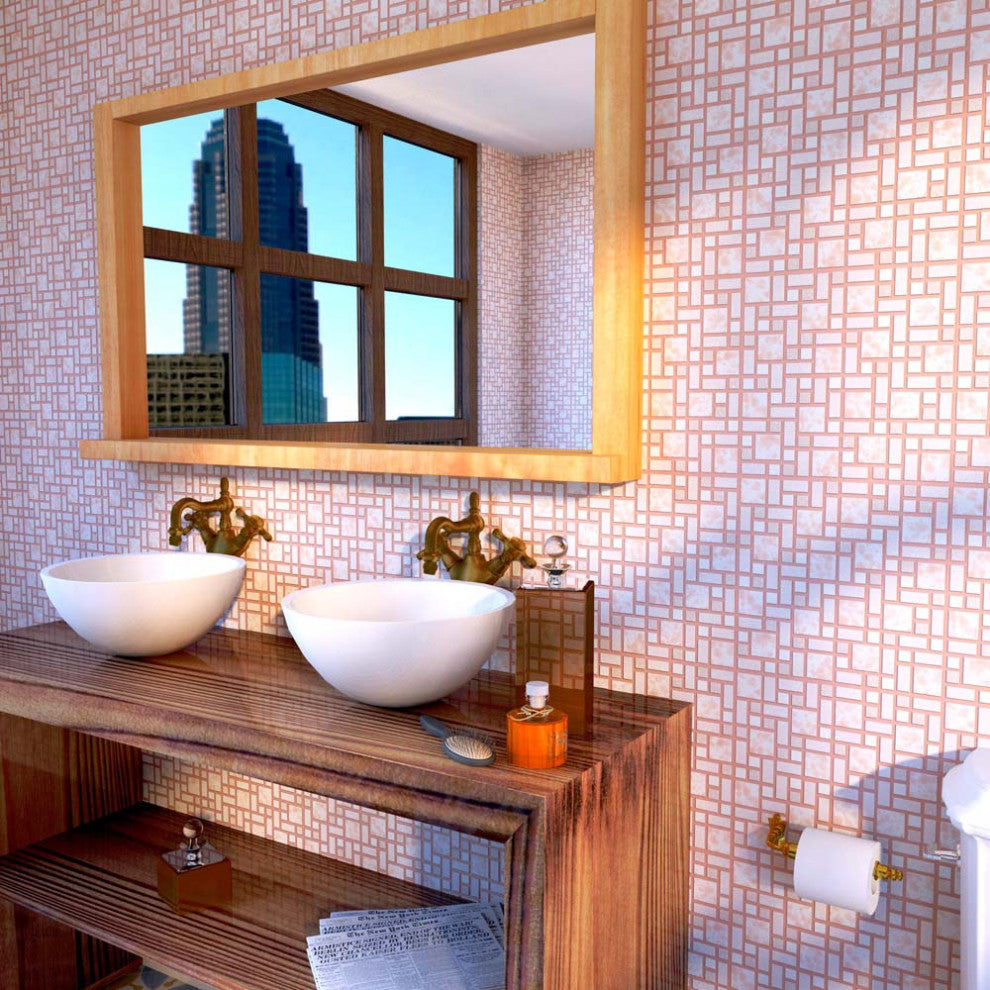 University Pink Porcelain Floor and Wall Tile