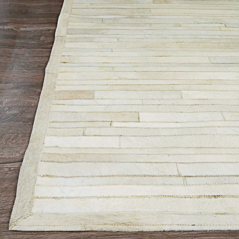 Couristan Chalet Plank Area Rug, Ivory, 3'6"x5'6"