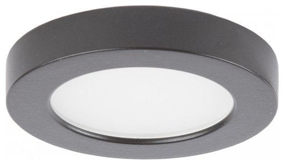 WAC Lighting Edge Lit LED Button Light 3000K So' White in Dark Bronze