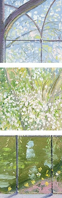 "Window in Spring, 1992" Canvas Art, 16"x20"x1.25"