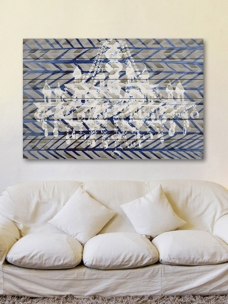 "White Light" Print on White Wood, 60"x40"