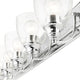 Polished Chrome Transitional, Colonial, Vanity Sconce