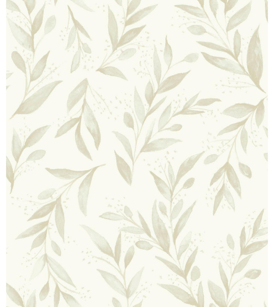 Magnolia Home Olive Branch Peel and Stick Wallpaper