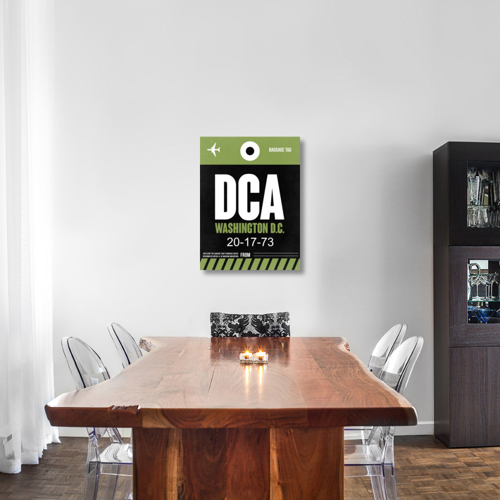 "DCA Washington Luggage Tag 2" Fine Art Print