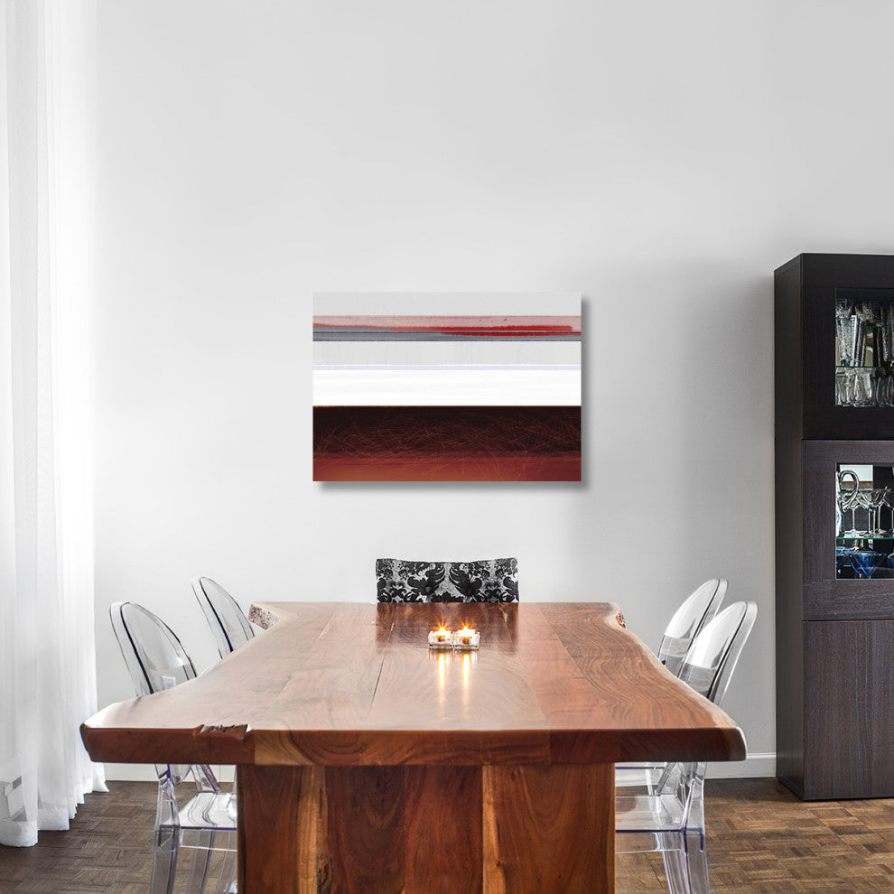 "Abstract Brown And White" Fine Art Print